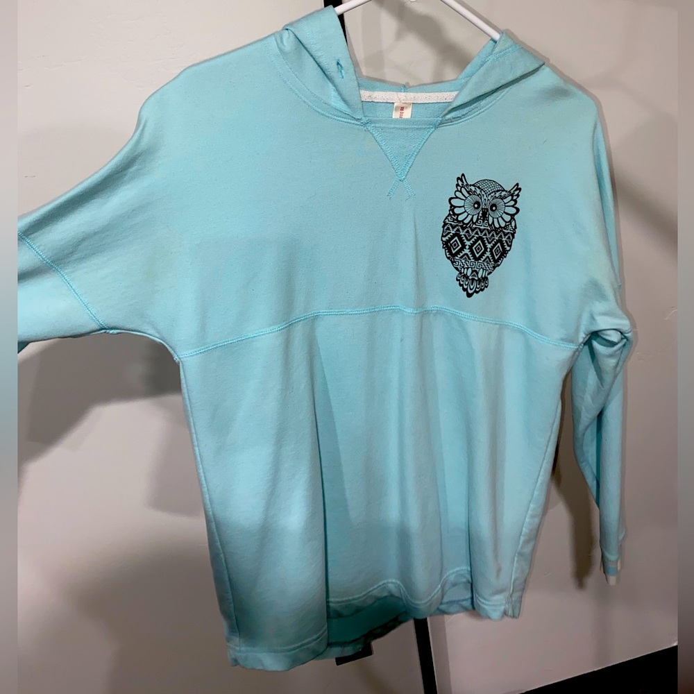 Light Teal Blue Pullover